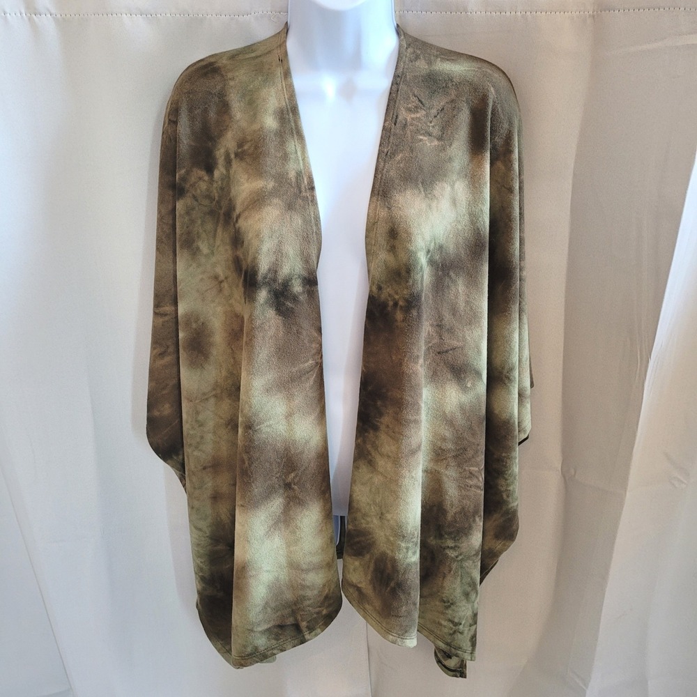 Earthbound Trading Co Womens Kimono Cardigan OS Tie Dye Boho Gorpcore 21680